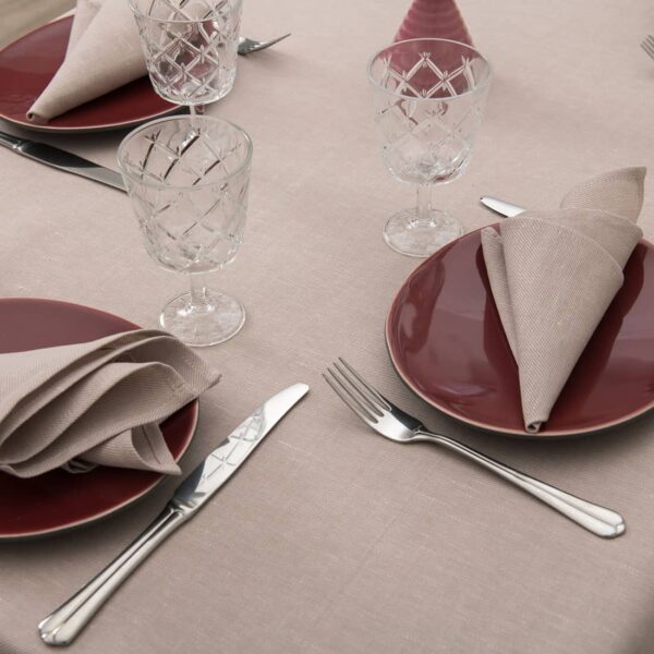 KOMA Serviette de table beige rosé – Image 2