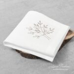 JUTA Serviette de table blanche