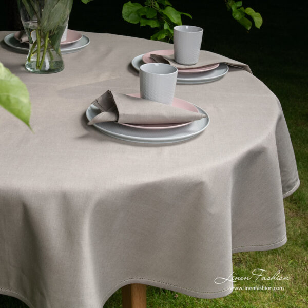 LUNA Nappe ronde/ovale naturelle – Image 2