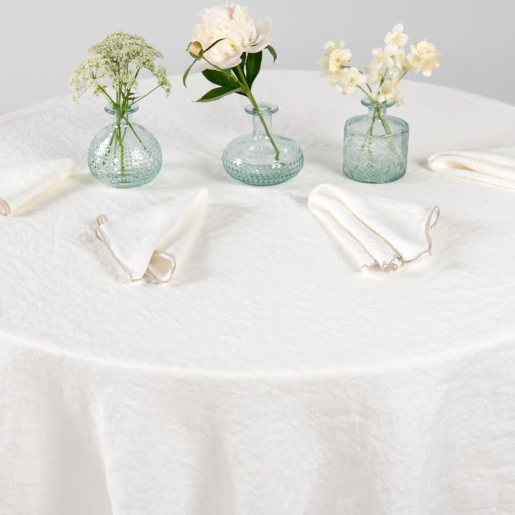 ARVO Nappe ronde blanche 5 ARVO Nappe ronde blanche – Image 5