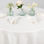 ARVO Nappe ronde blanche
