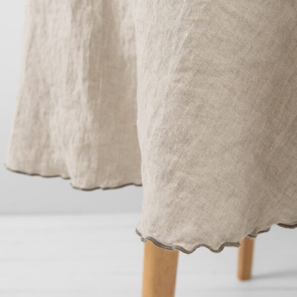 ARVO Nappe ronde lin naturel – Image 2
