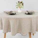 ARVO Nappe ronde lin naturel
