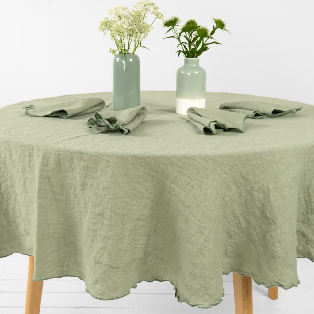 ARVO Nappe ronde verte 2 ARVO Nappe ronde verte – Image 2