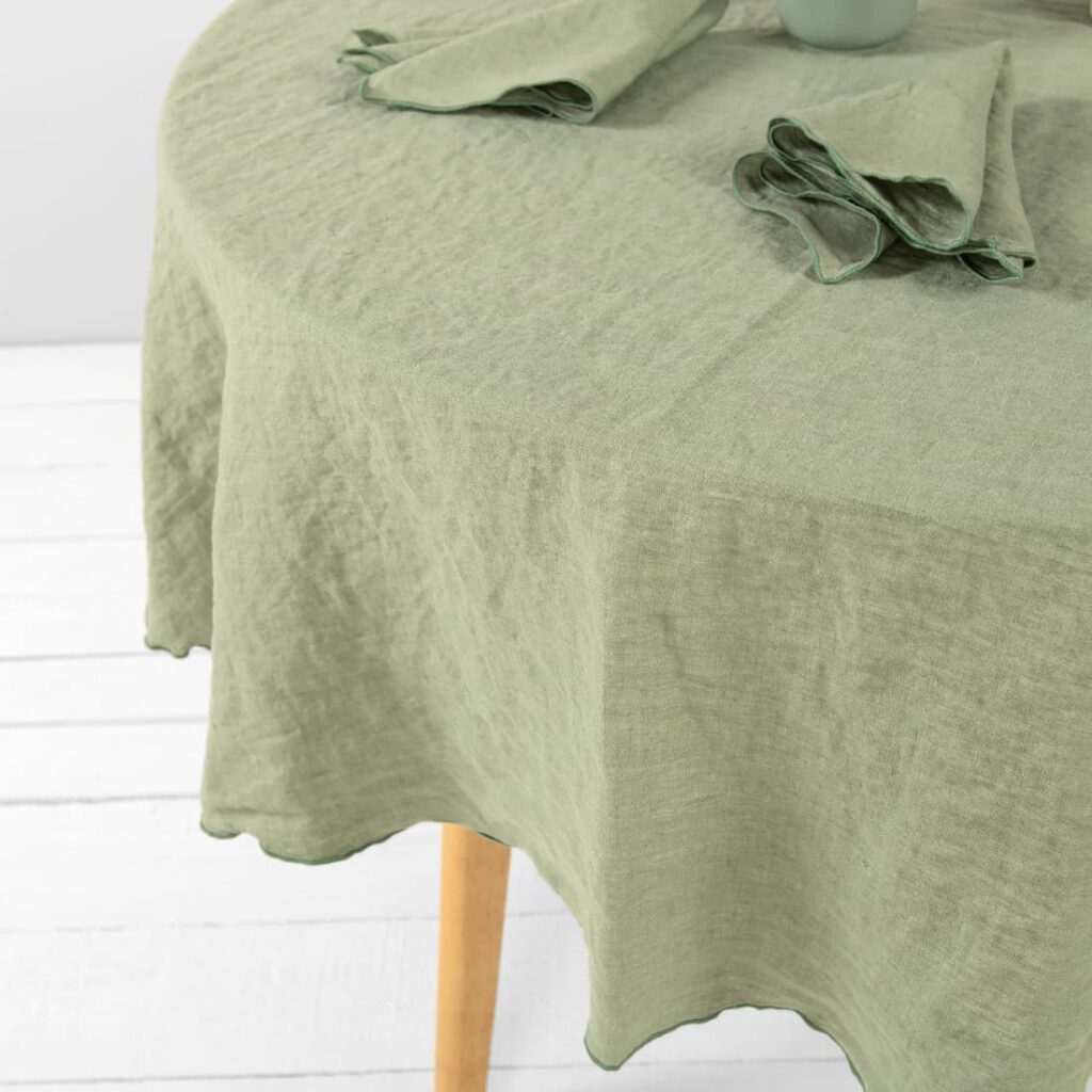 ARVO Nappe ronde verte 3 ARVO Nappe ronde verte – Image 3