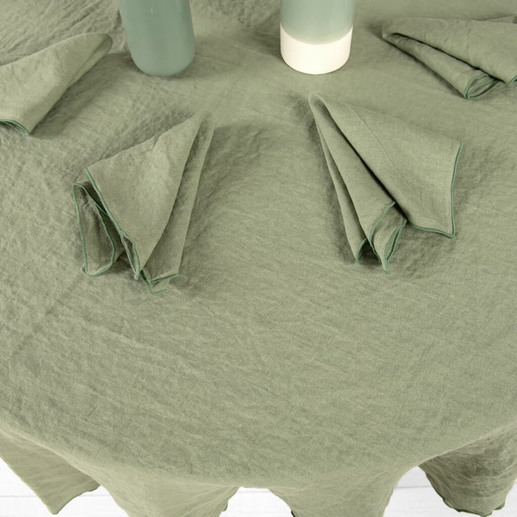 ARVO Nappe ronde verte 6 ARVO Nappe ronde verte – Image 6