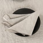 ARVO Serviette de table lin naturel