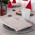 NATA Serviette de table gris
