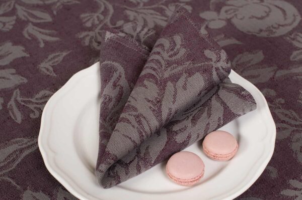 GARDA Serviette de table violet