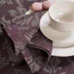 GARDA Serviette de table violet