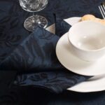GARDA Serviette de table bleue
