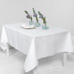 BOTANIC Serviette de table blanche