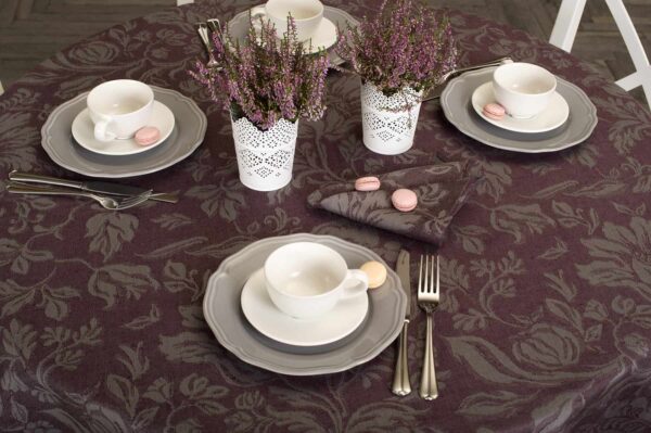 GARDA Nappe ronde/ovale violette – Image 2