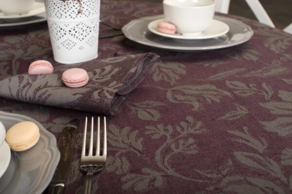 GARDA Nappe ronde/ovale violette – Image 3