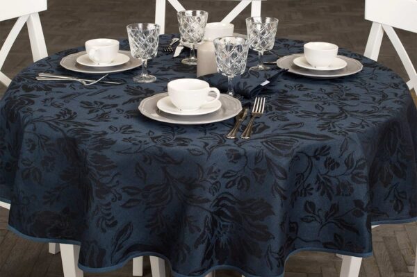 GARDA Nappe ronde/ovale bleue