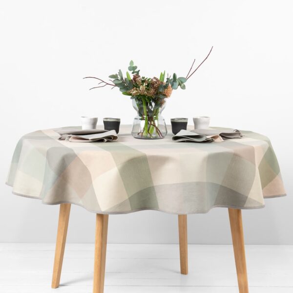 NATA Nappe ronde/ovale verdâtre