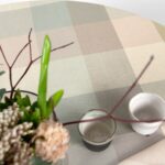 NATA Nappe ronde/ovale verdâtre