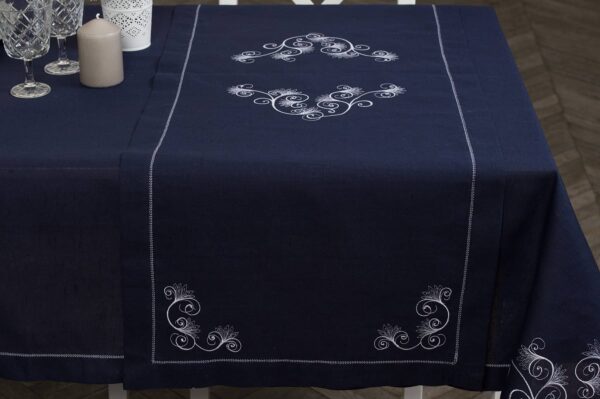 FRIO Chemin de table bleu foncé – Image 2