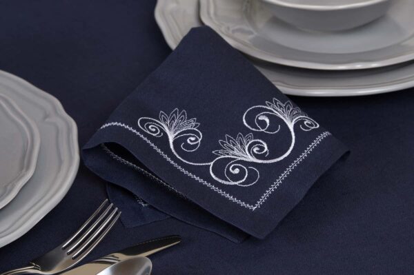 FRIO Serviette de table bleu foncé – Image 2