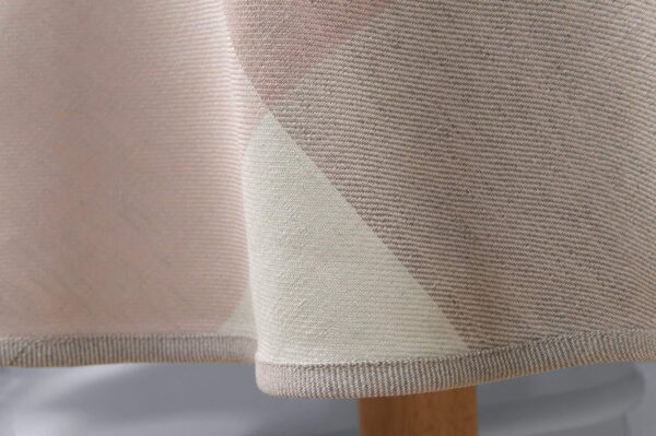 KARO Nappe ronde/ovale gris clair – Image 3