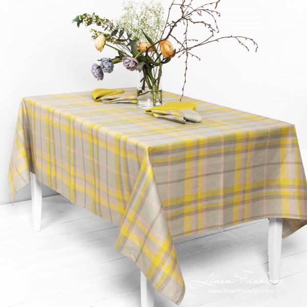 LOZANA Nappe jaune grise