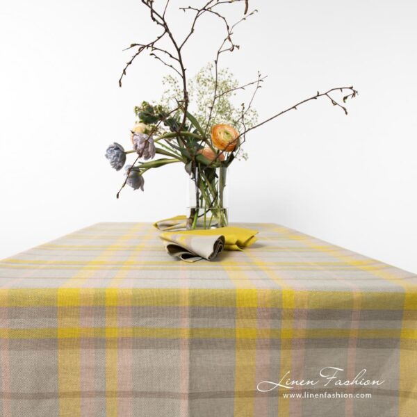 LOZANA Nappe jaune grise – Image 3