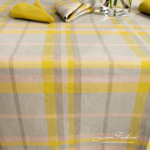 LOZANA Nappe jaune grise – Image 5