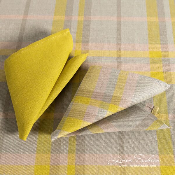 LOZANA Nappe jaune grise – Image 8