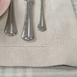 BIGA Set de table gris clair