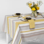 MIMOSA Nappe jaune grise