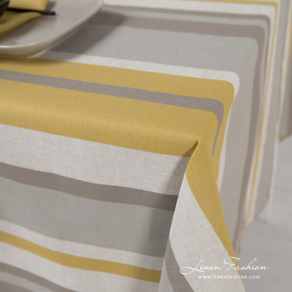 MIMOSA Nappe jaune grise – Image 2