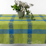 BOTANIC Nappe bleu vert