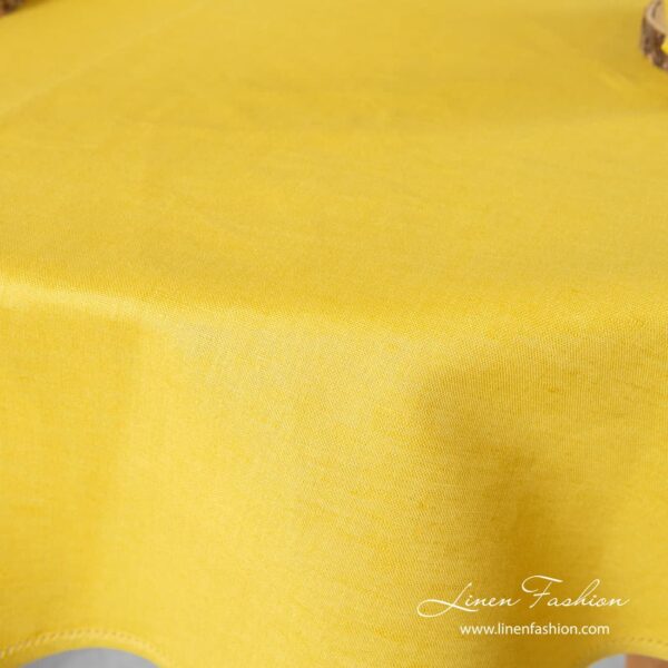 LUNA Nappe ronde / ovale jaune – Image 3