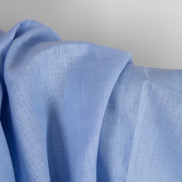 Light blue linen fabric texture