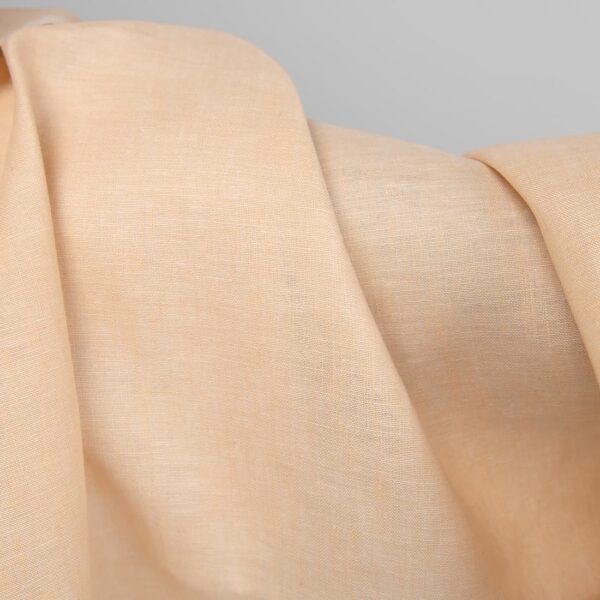 linen white yellow fabric non washed