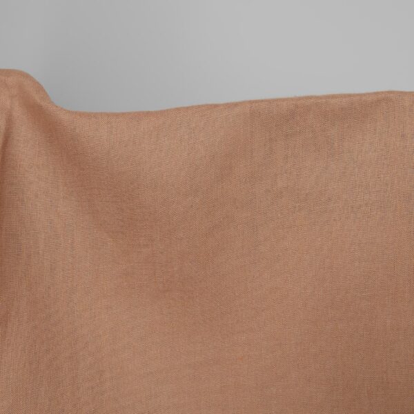 Tissu de lin couleur argile claire – Image 3