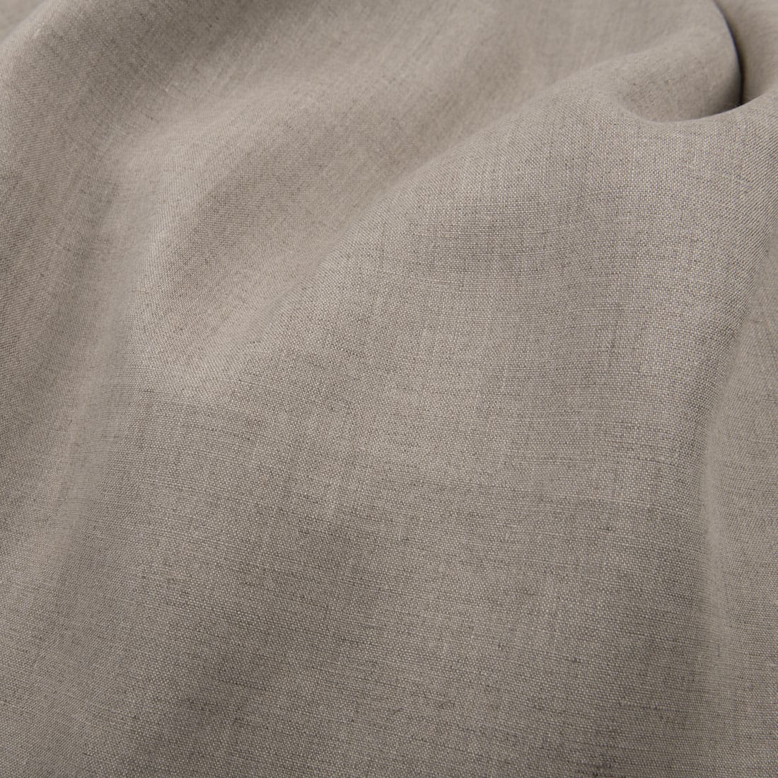 Tissu en lin gris naturel large