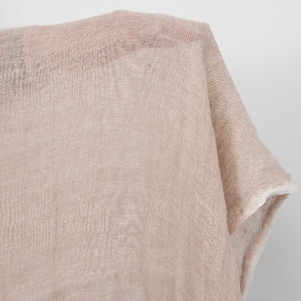 powder gauze linen washed fabric, transparent.