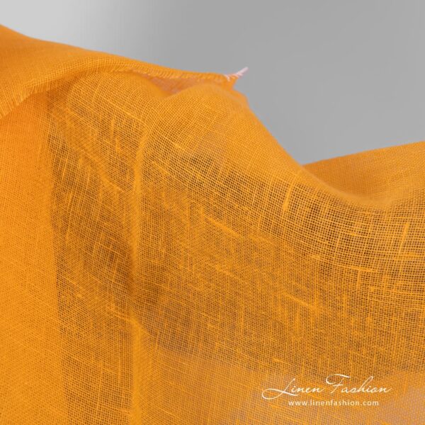 Transparent linen fabric, lightweight