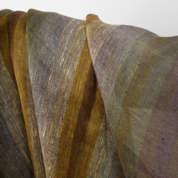 Colourful transparent pure linen fabric texture