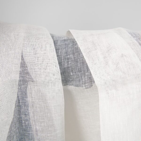 linen off white gauze fabric, transparent