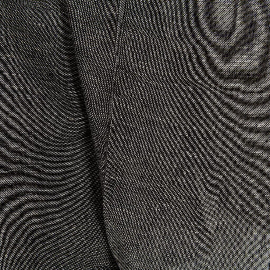 Tissu en lin transparent noir et naturel 2 Black and natural transparent linen fabric texture