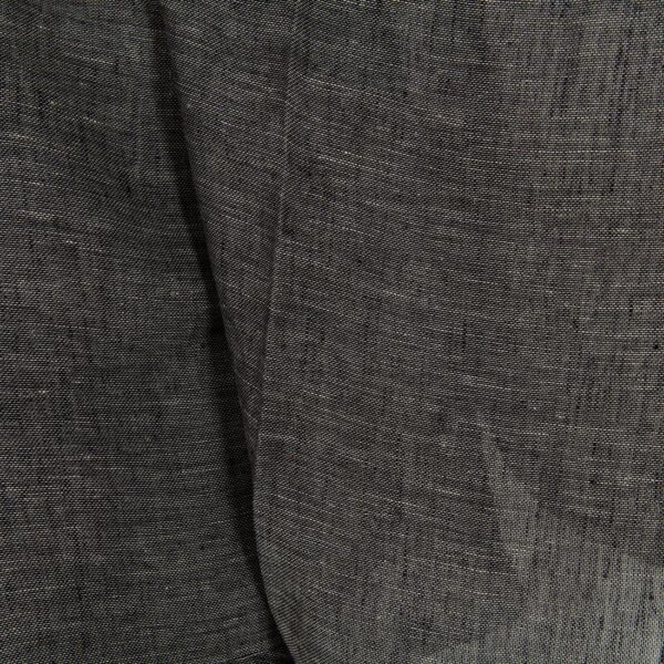 Black and natural transparent linen fabric texture
