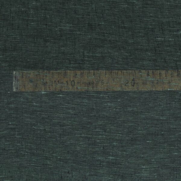 Tissu de lin transparent vert foncé – Image 2