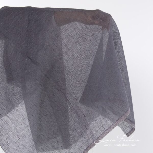 Linen fabric in dusty plum colour.