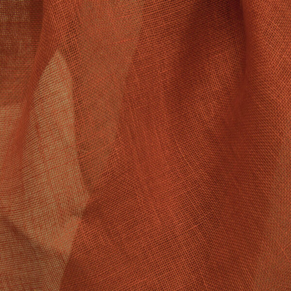 Gauze red linen fabric