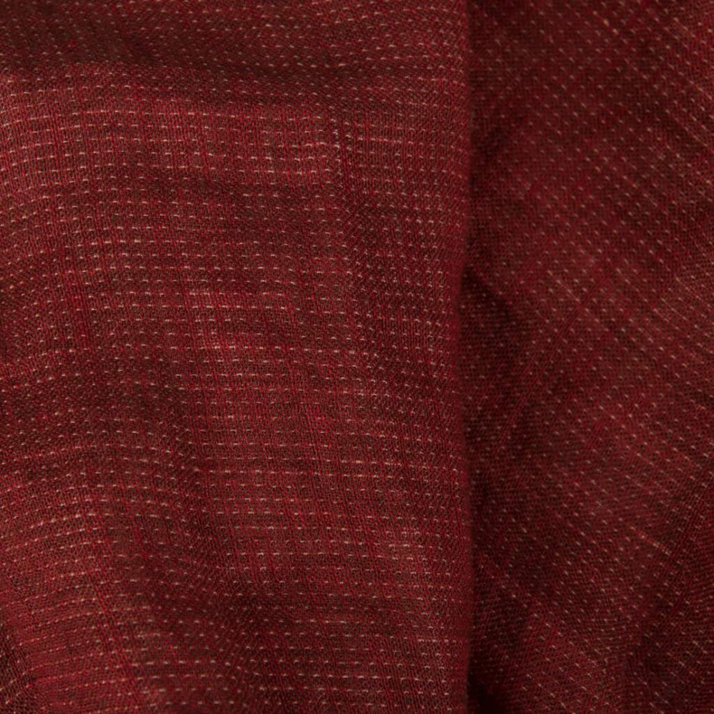 Tissu de lin lavé double face en brun chaud 3 Tissu de lin lavé double face en brun chaud – Image 3