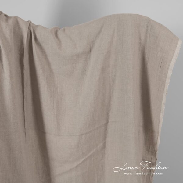 Natural linen color fabric