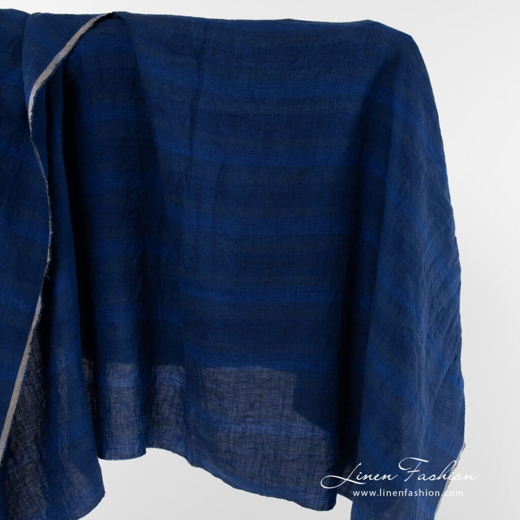 Denim linen fabric
