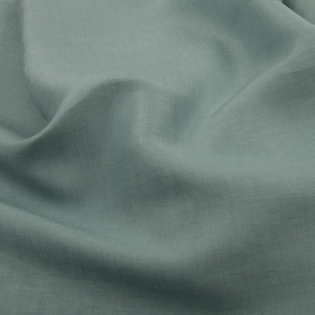 Tissu de lin large en aigue-marine